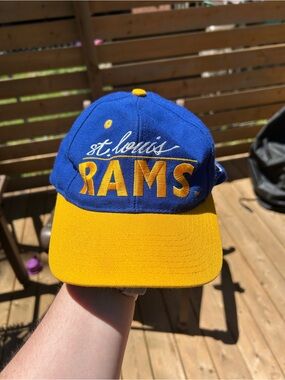The Game St. Louis Rams Blue & Yellow Vintage NFL Snapback Hat